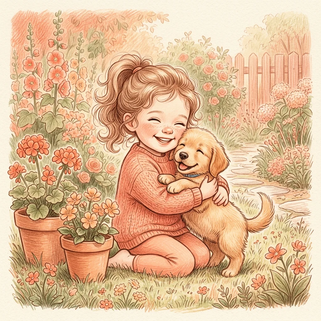 Sample illustration from a personalized LittleReaders children's book