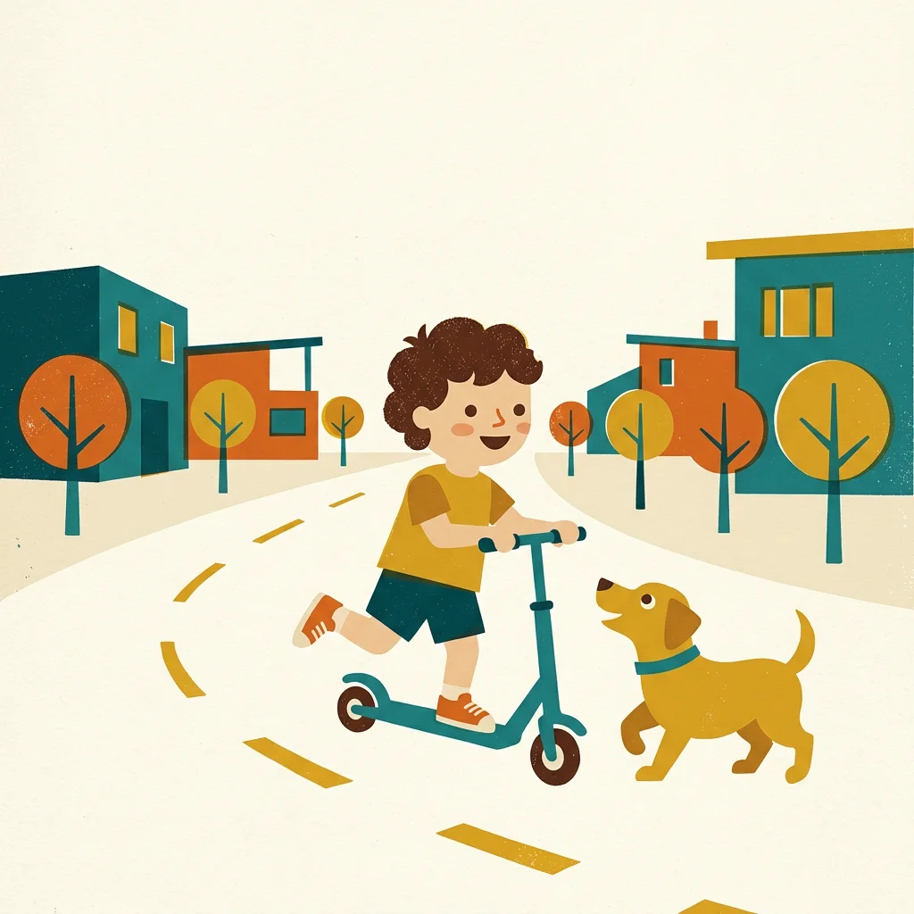 Sample illustration from a personalized LittleReaders children's book
