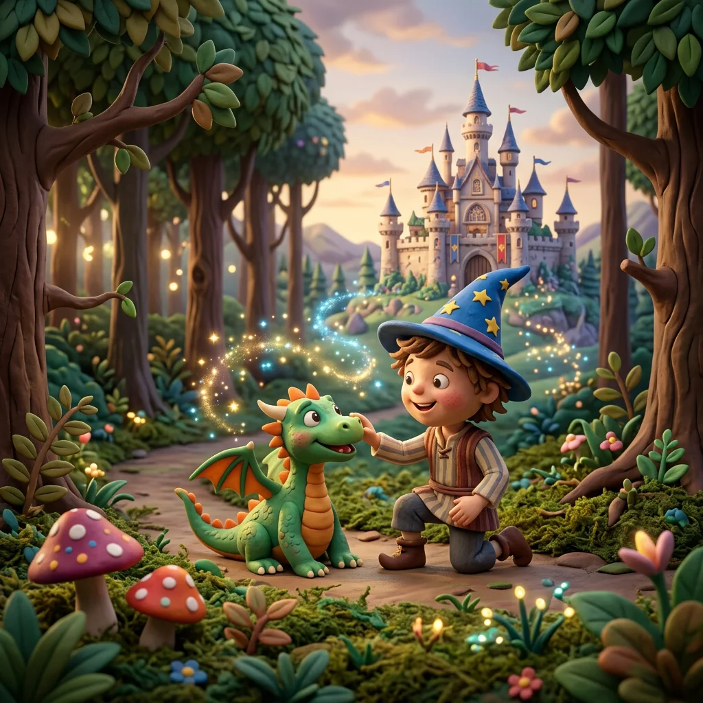 Sample illustration from a personalized LittleReaders children's book