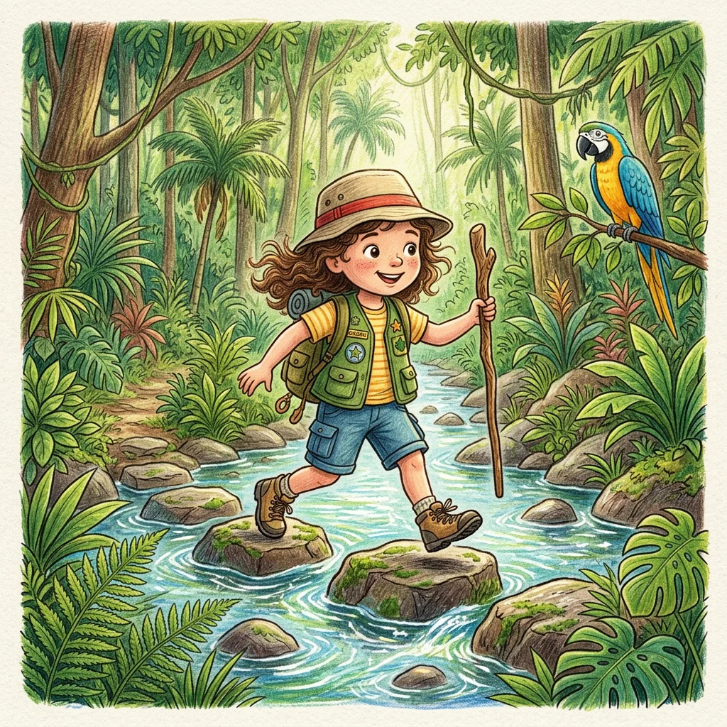 Sample illustration from a personalized LittleReaders children's book